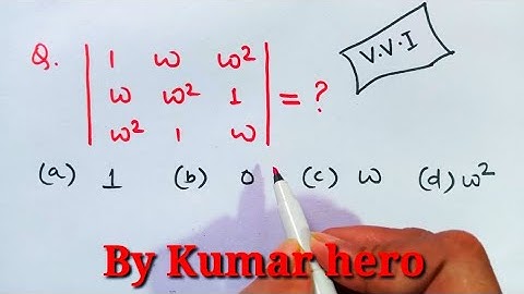 Determinants class 12 maths vvi Questions