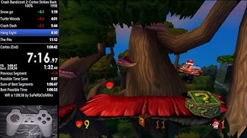 Crash Bandicoot 2 100% in 1:08:34