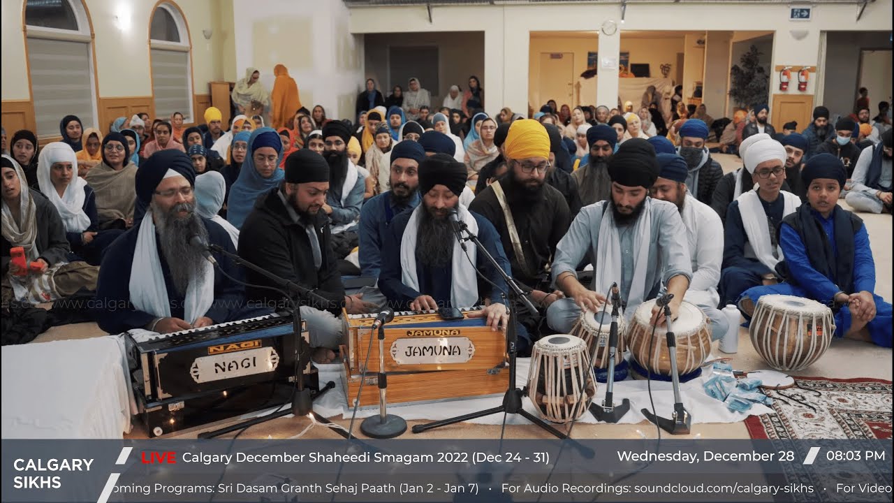calgary-december-shaheedi-smagam-2022-wednesday-evening-youtube