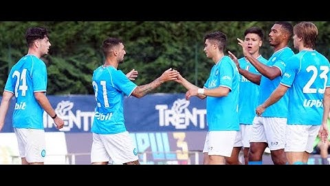 NAPOLI vs ANAUNE 6-1 - Highlights & Gol - Amichevole 20/07/2023