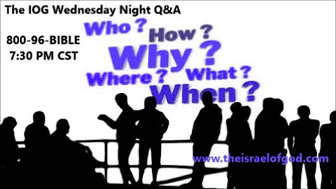 IOG - Wednesday Night Q&A 4/13/2022