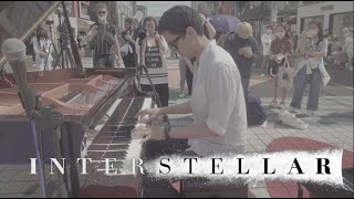 Video thumbnail of "Interstellar cover with heavy grand piano"