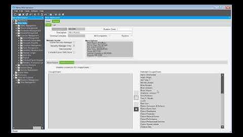 Changing Security on System Business Activity Queries | TOOLS & ADMINISTRATION | Epicor ERP