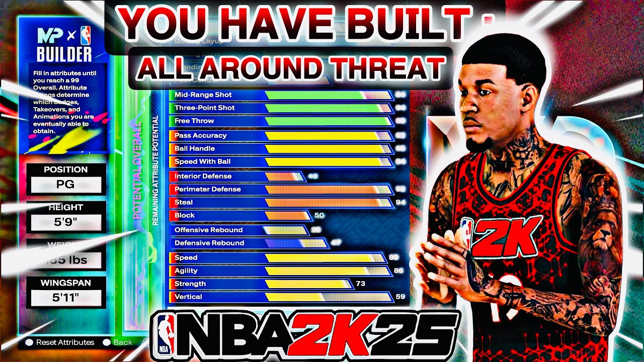 HOW TO MAKE THE BEST META 5’9 BUILD ON 2K25!! - YouTube