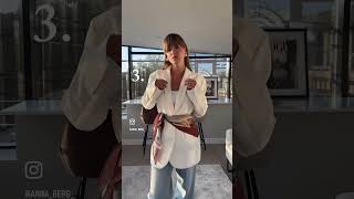 5 способов носить шелковый платок 💫 #стиль #тренды #платок #мода #scarf #scarfstyling