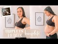 *TRIPLETS* 18 weeks PREGNANT update!!! - symptoms, sonogram, nursery, baby kicks