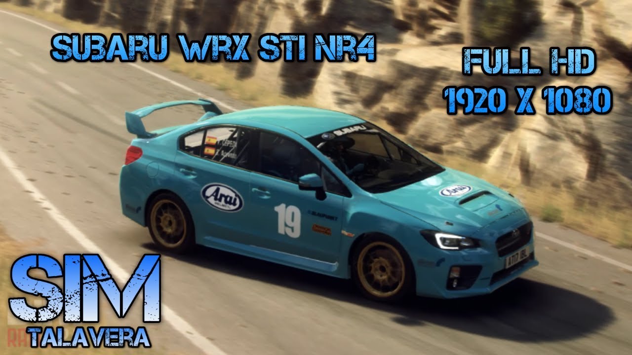 Nueva vista lateral trasera!! Subaru WRX STI NR4 Dirt Rally 2.0