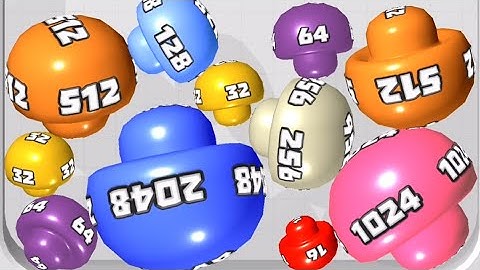 2048 Cubes 3D - Merge Block Number - All Levels 64 To 69 Part 7 Gameplay Walkthrough ios Android