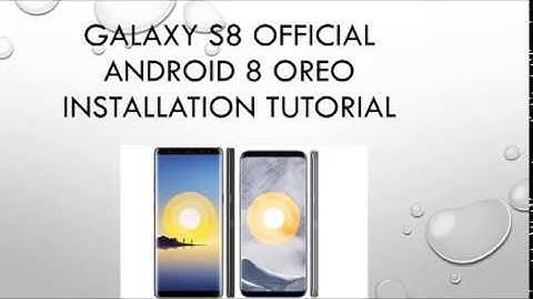 Install android oreo official on Galaxy s8 without voiding warranty