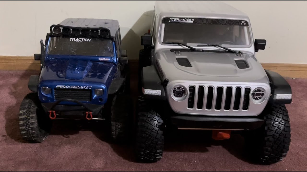 Scx6 vs Traction Hobby vs Scx10.3 vs scx24 YouTube