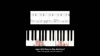 1611 Piano in One chord no.2