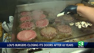 Beloved Lou's Burgers serves up burgers, fries, memories for last time in 65 years