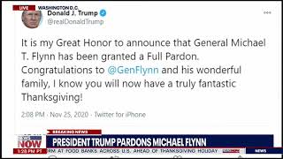 FULL PARDON: President Trump Pardons Michael Flynn | NewsNOW From FOX