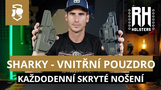 Sharky - Vnitřní Kydexové Pouzdro Rh Holsters Skryté Nošení Pistole