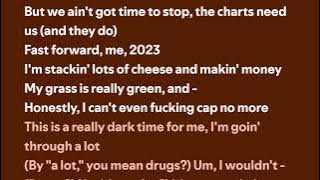 Download lagu Doechii - DENIAL IS A RIVER (Lyrics)