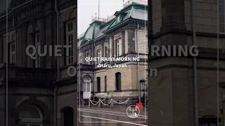 Japan Walking Tour in Otaru, Hokkaido | Quiet Rainy Morning at Canal Park