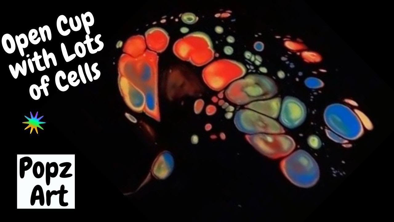 EASY CELLS - Open Cup - Acrylic Pouring - Many Beautiful Colors # ...