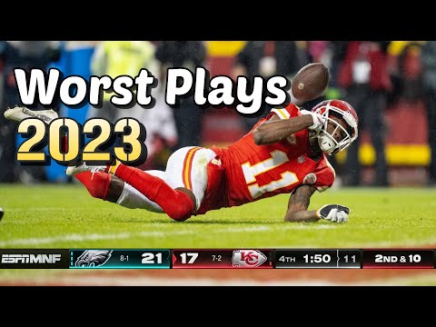 2023 NFL Worst Plays of the Season