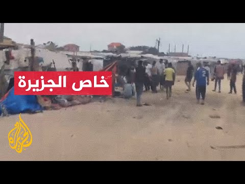 الجزيرة تحصل على صور خاصة توثق آثار القصف على مواصي رفح