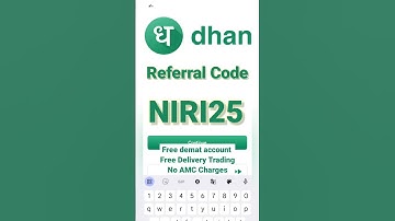 Dhan referral code | Dhan app referral code 2025