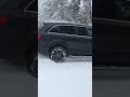 Audi Q7 quattro stuck and out in snow