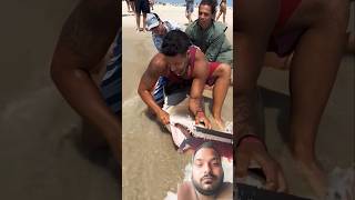 Shark Hook Removal and Rescue✅ #shorts #fish #fishing #shark #beach #ocean #rescue #saveanimals