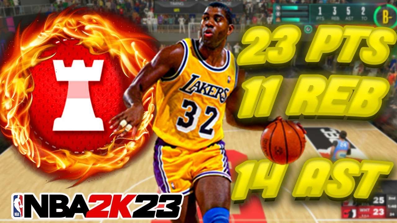 Magic Johnson Build is a Triple Double Machine in The REC NBA 2K23