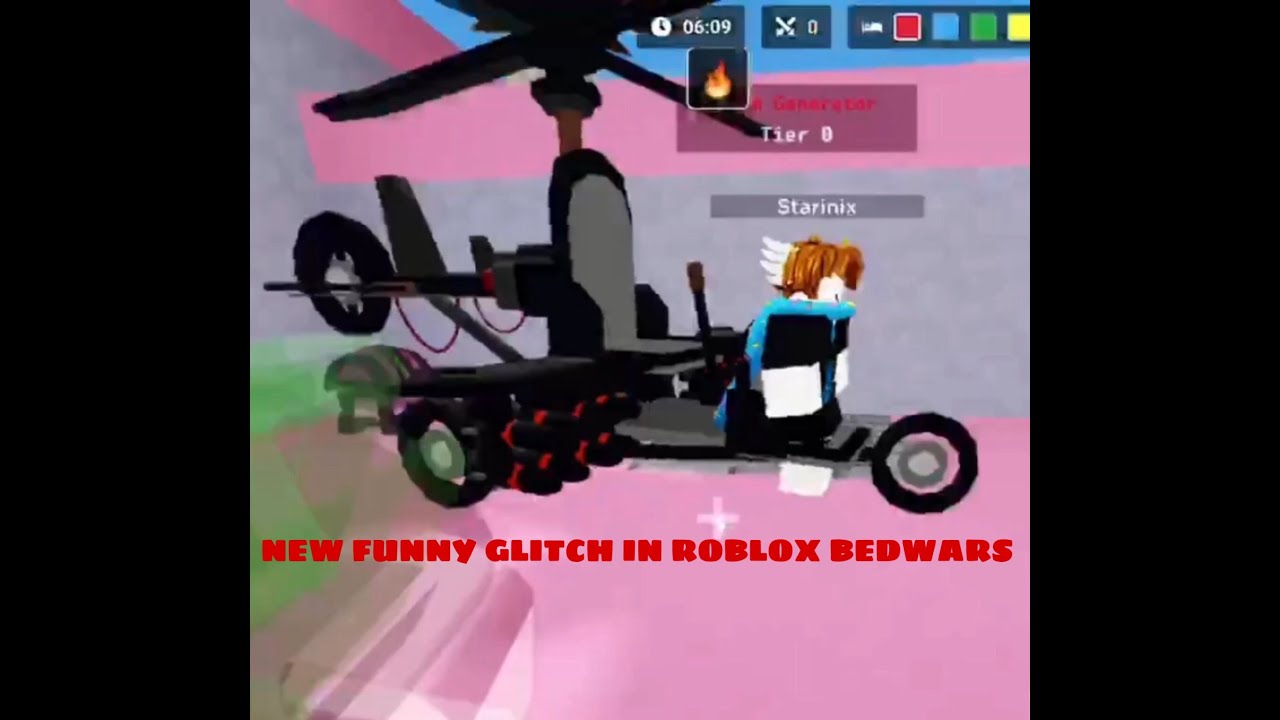 I found a new funny bedwars glitch(roblox) - YouTube