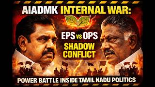 AIADMK Internal War: EPS vs OPS Shadow Conflict | Power Battle Inside Tamil Nadu Politics
