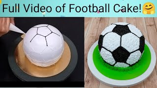 How to make a football cake@Cakesmekers