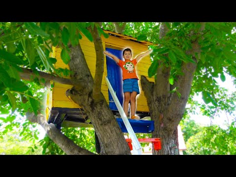 WE BUILT Egorka a TREE HOUSE !!! ПОСТРОИЛИ Егорке Домик На ДЕРЕВЕ !!! - ЕГОРКА STAR