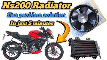 Ns200 fan not working || How to solve radiator fan problem || Radiator fan कैसे ठीक करे #bike #ns200