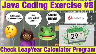 Leap Year Calculator Program (Which Year is a Leap Year?)[#08] - Java Coding Exercise Problem screenshot 4