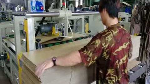 Semi Auto Gluer AS-027 testing running before shipment