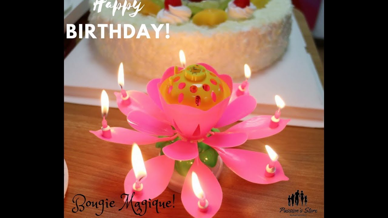 bougie d anniversaire magique Bougie D Anniversaire Magique Fleur Musicale Youtube bougie d anniversaire magique
