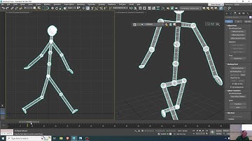 Intro to Walk Cycles Using a Stick Figure in 3ds Max 2023
