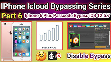 IPhone 6 Plus Passcode/Disable bypass done by Unlock Tool with Sim working 100% | 2025 | Part-6