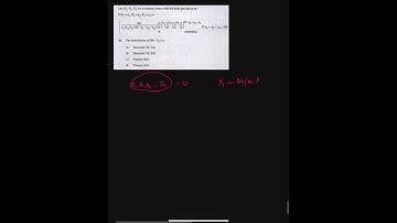 Distribution of Objects in Bins: Binomial Model | UPSC ISS 2025 Paper-1 | Problem - 41 | RitwikMath