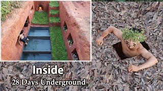 Build And Living In The Most Secret Underground House With Swimming Pool