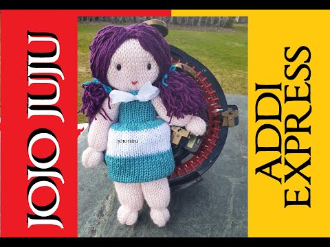 HOW TO KNIT A RAG DOLL - KNITTING MACHINE