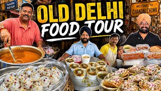Delhi ka Viral Street Food| Delhi Food Tour | Fateh Kachori , Punjabi Thali , Rajma Chawal