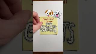 Small Tattoo Ideas: Dog ghosts 🐶👻