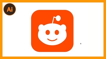 Reddit App Icon | Adobe Illustrator | हिंदी