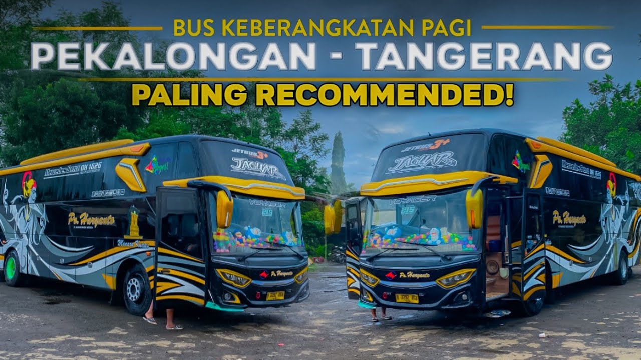 BUS ANDALAN KEBERANGKATAN MENUJU JAKARTA ‼️Trip Pekalongan - Jakarta with PO Haryanto 215 