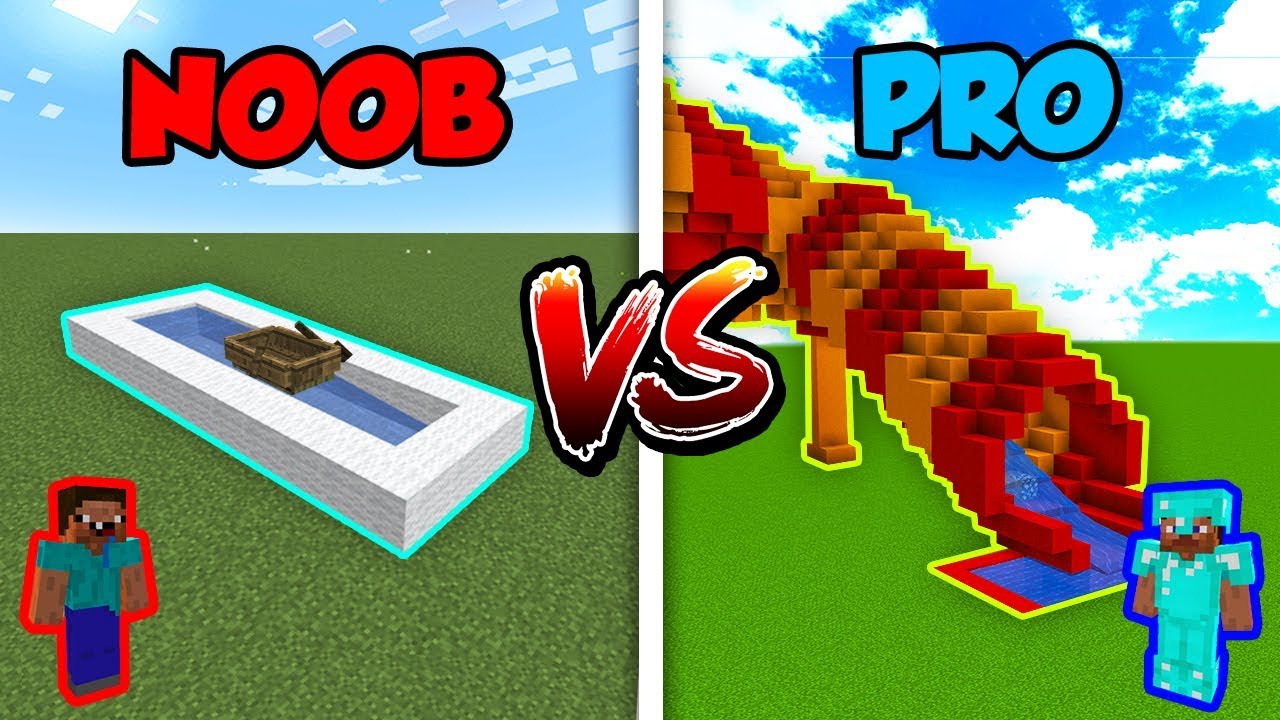 Minecraft NOOB vs. PRO: SLIDE in Minecraft! - YouTube