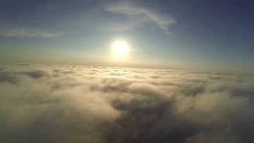 Above the clouds with a friend.