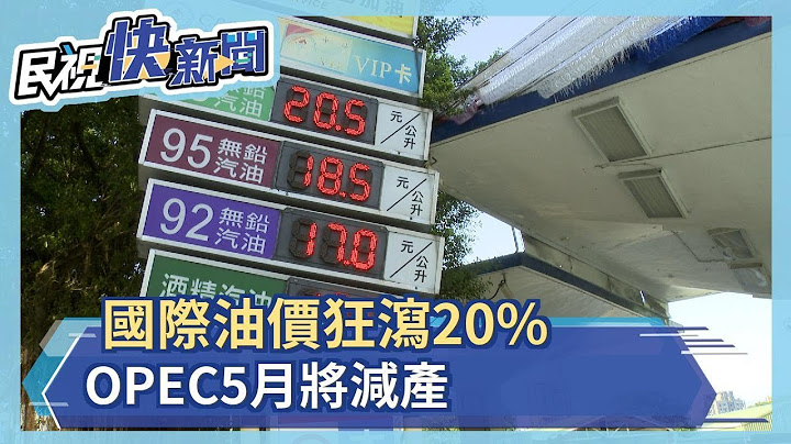 國際油價狂瀉20% OPEC5月將減產－民視新聞 - 天天要聞