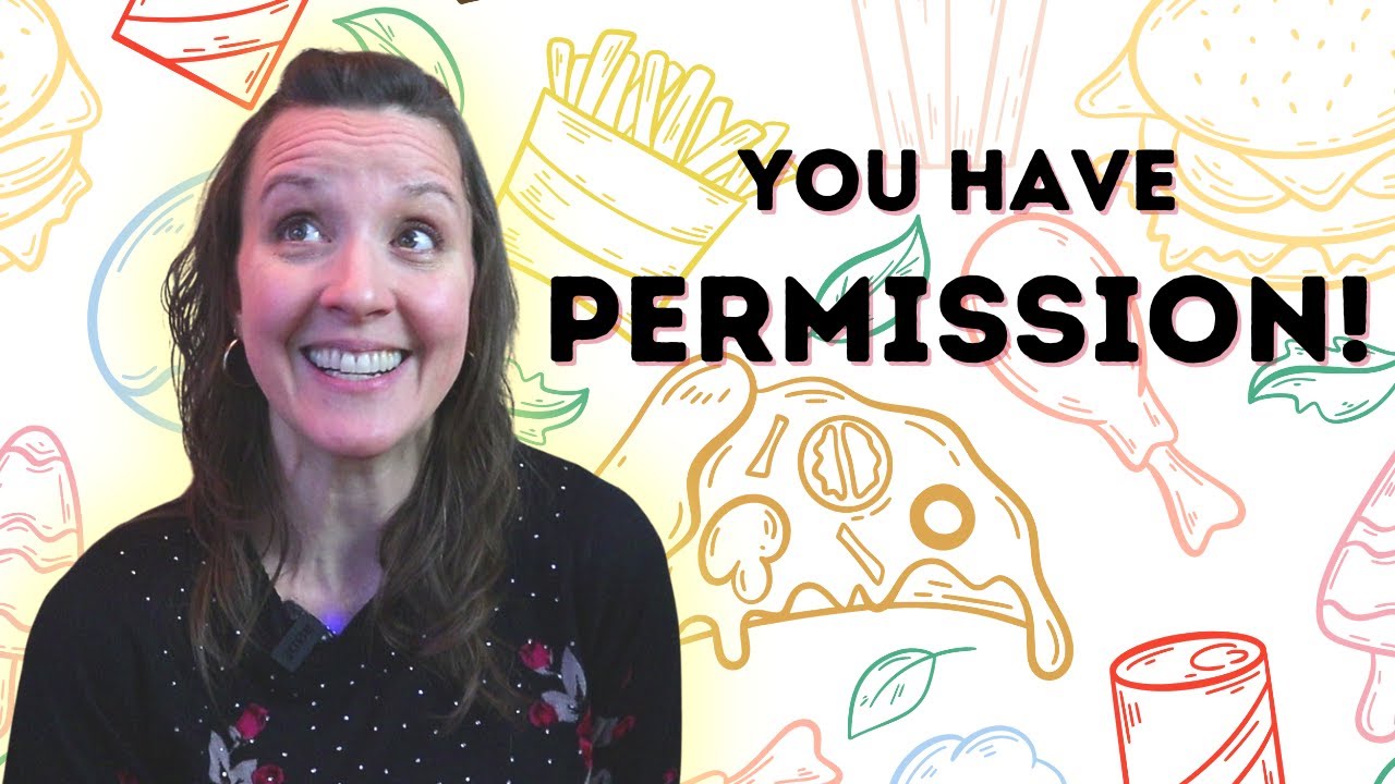 from a DIETITIAN... Intuitive Eating, Making Peace with Food, and Unconditional Permission to Eat.