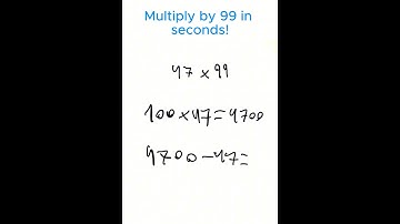 🤯 Multiply by 99 in a Flash! #MathHack #mathshorts #maths #math #greenscreen #mathtricks