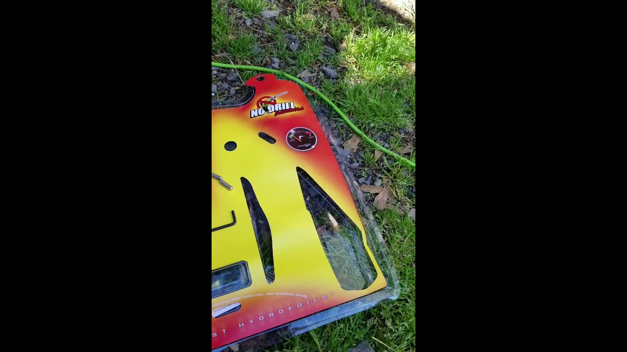 Stingray Starfire nodrill hydrofoil install. YouTube